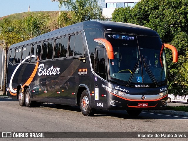 Baetur Transportes e Turismo 5454 na cidade de Aparecida, São Paulo, Brasil, por Vicente de Paulo Alves. ID da foto: 10653419.