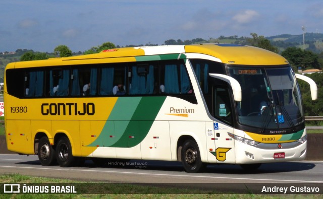 Empresa Gontijo de Transportes 19380 na cidade de Ribeirão Vermelho, Minas Gerais, Brasil, por Andrey Gustavo. Número da foto: #10655849.