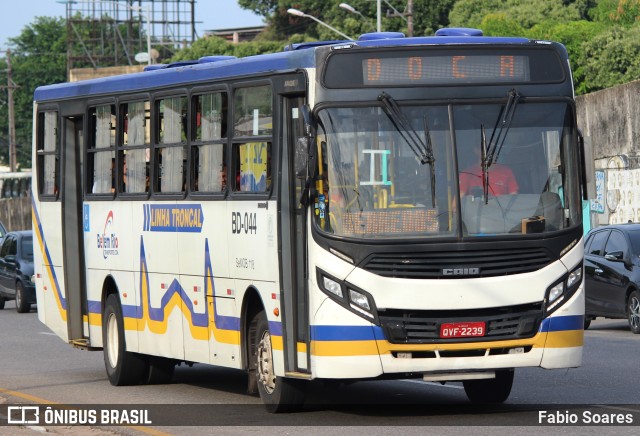 Belém Rio Transportes BD-044 na cidade de Belém, Pará, Brasil, por Fabio Soares. Número da foto: #10655145.