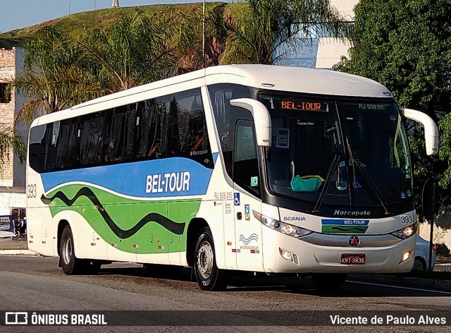 Bel-Tour Transportes e Turismo 393 na cidade de Aparecida, São Paulo, Brasil, por Vicente de Paulo Alves. ID da foto: 10653383.