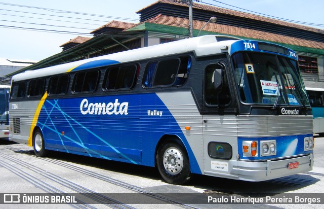 Viação Cometa 7314 na cidade de Rio de Janeiro, Rio de Janeiro, Brasil, por Paulo Henrique Pereira Borges. ID da foto: 10659676.