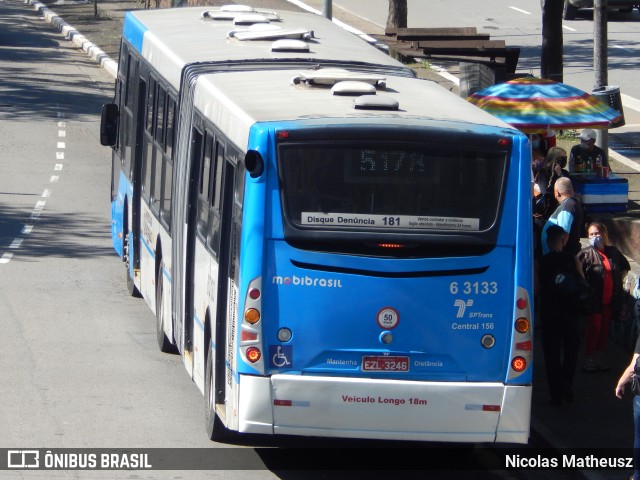 Viação Paratodos > São Jorge > Metropolitana São Paulo > Mobibrasil 6 3133 na cidade de São Paulo, São Paulo, Brasil, por Nicolas Matheusz. Número da foto: #10658241.