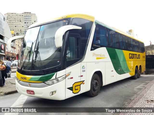 Empresa Gontijo de Transportes 19015 na cidade de Belo Horizonte, Minas Gerais, Brasil, por Tiago Wenceslau de Souza. ID da foto: 10657796.