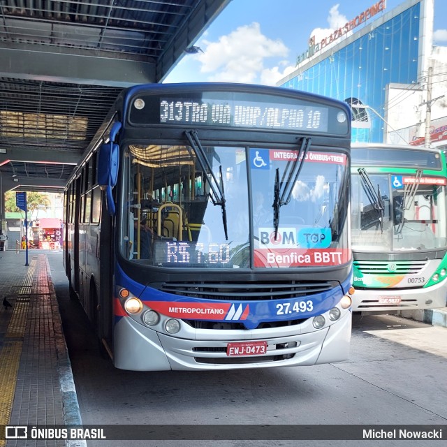 BBTT - Benfica Barueri Transporte e Turismo 27.493 na cidade de Jandira, São Paulo, Brasil, por Michel Nowacki. Número da foto: #10657027.