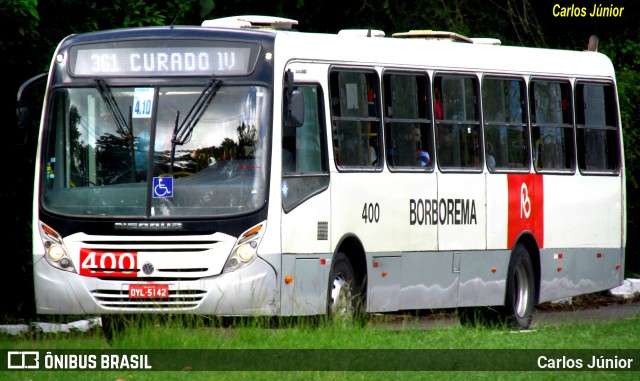 Borborema Imperial Transportes 400 na cidade de Recife, Pernambuco, Brasil, por Carlos Júnior. ID da foto: 10656857.