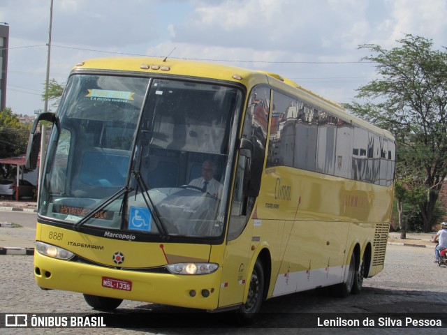 Viação Itapemirim 8881 na cidade de Caruaru, Pernambuco, Brasil, por Lenilson da Silva Pessoa. ID da foto: 10657569.