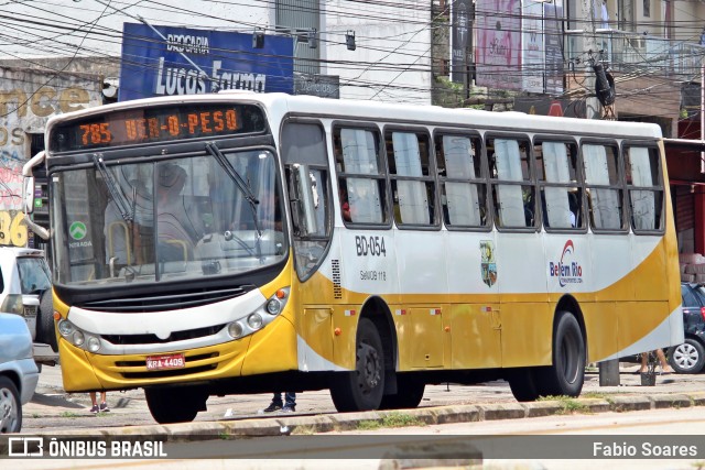 Belém Rio Transportes BD-054 na cidade de Belém, Pará, Brasil, por Fabio Soares. Número da foto: #10659092.