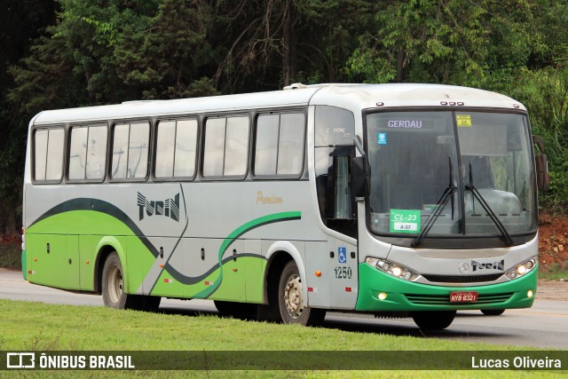 Turin Transportes 1250 na cidade de Conselheiro Lafaiete, Minas Gerais, Brasil, por Lucas Oliveira. Número da foto: #10658253.