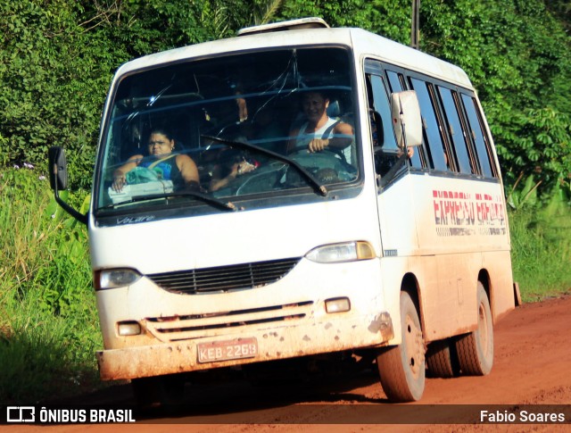 Ônibus Particulares 2269 na cidade de Inhangapi, Pará, Brasil, por Fabio Soares. ID da foto: 10657185.