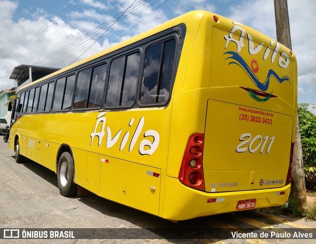 Viação Ávila 2011 na cidade de Candeias, Minas Gerais, Brasil, por Vicente de Paulo Alves. ID da foto: 10658327.