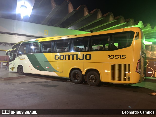 Empresa Gontijo de Transportes 19515 na cidade de Araxá, Minas Gerais, Brasil, por Leonardo Campos. Número da foto: #10656327.