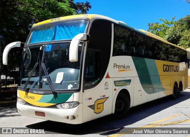 Empresa Gontijo de Transportes 17040 na cidade de São Paulo, São Paulo, Brasil, por José Vitor Oliveira Soares. ID da foto: 10657398.