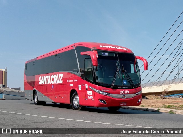 Viação Santa Cruz 26119 na cidade de Campinas, São Paulo, Brasil, por José Eduardo Garcia Pontual. Número da foto: #10661074.