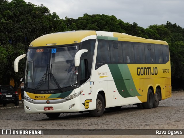 Empresa Gontijo de Transportes 18770 na cidade de Vitória da Conquista, Bahia, Brasil, por Rava Ogawa. ID da foto: 10661309.