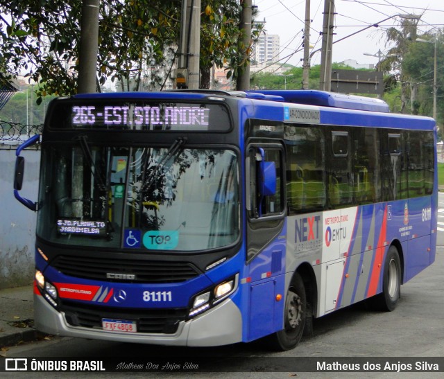 Next Mobilidade - ABC Sistema de Transporte 81.111 na cidade de Santo André, São Paulo, Brasil, por Matheus dos Anjos Silva. Número da foto: #10661866.
