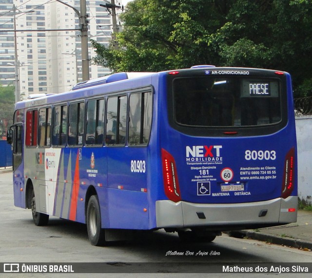 Next Mobilidade - ABC Sistema de Transporte 80.903 na cidade de Santo André, São Paulo, Brasil, por Matheus dos Anjos Silva. Número da foto: #10661884.