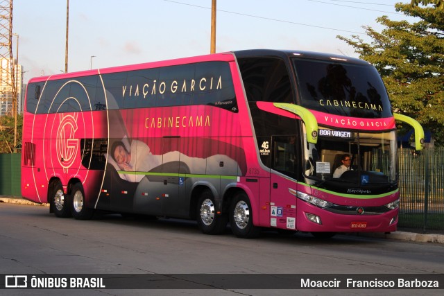 Viação Garcia 8735 na cidade de São Paulo, São Paulo, Brasil, por Moaccir  Francisco Barboza. ID da foto: 10661108.