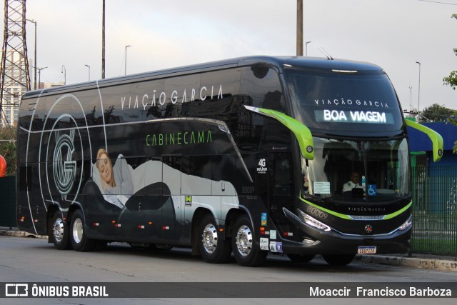 Viação Garcia 80009 na cidade de São Paulo, São Paulo, Brasil, por Moaccir  Francisco Barboza. Número da foto: #10661098.