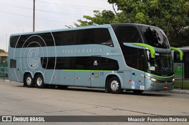 Viação Garcia 8613 na cidade de São Paulo, São Paulo, Brasil, por Moaccir  Francisco Barboza. ID da foto: 10661783.