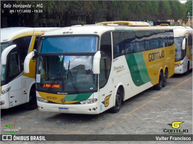 Empresa Gontijo de Transportes 17230 na cidade de Belo Horizonte, Minas Gerais, Brasil, por Valter Francisco. ID da foto: 10660675.