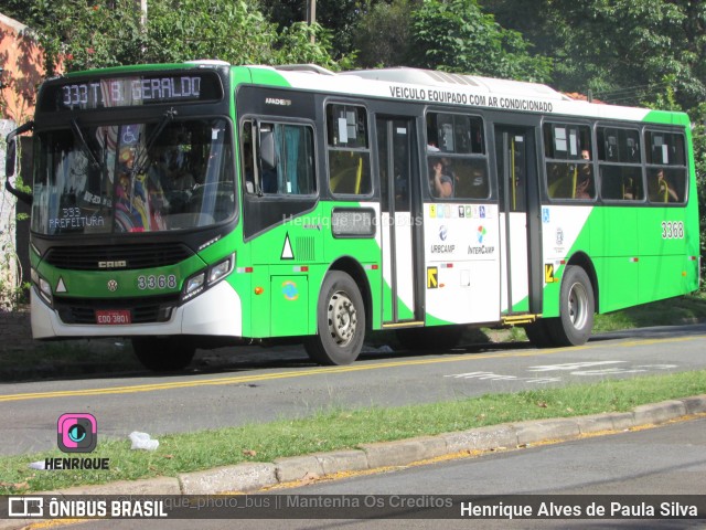 VB Transportes e Turismo 3368 na cidade de Campinas, São Paulo, Brasil, por Henrique Alves de Paula Silva. Número da foto: #10662052.