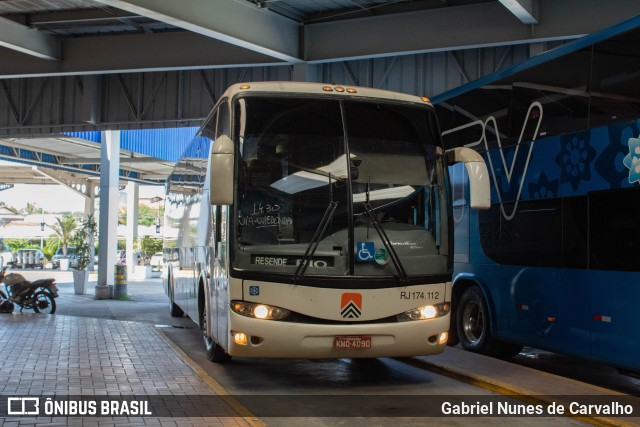 Viação Cidade do Aço RJ 174.112 na cidade de Resende, Rio de Janeiro, Brasil, por Gabriel Nunes de Carvalho. Número da foto: #10664814.