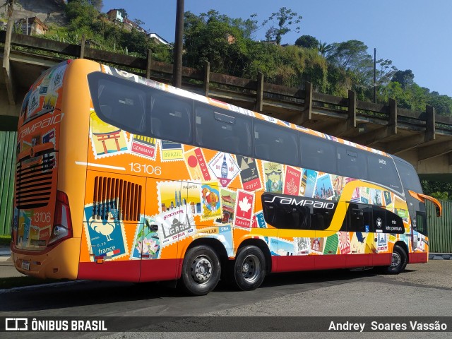 Viação Sampaio 13106 na cidade de Santos, São Paulo, Brasil, por Andrey  Soares Vassão. Número da foto: #10664647.