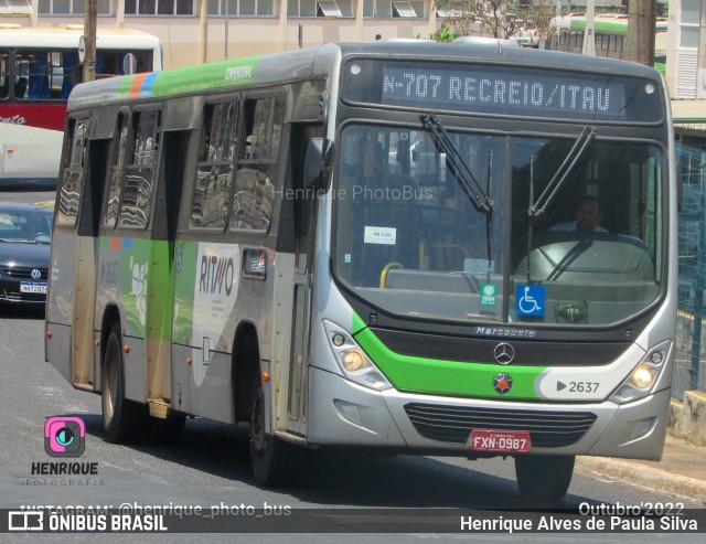 Rápido D´Oeste 2637 na cidade de Ribeirão Preto, São Paulo, Brasil, por Henrique Alves de Paula Silva. ID da foto: 10665147.