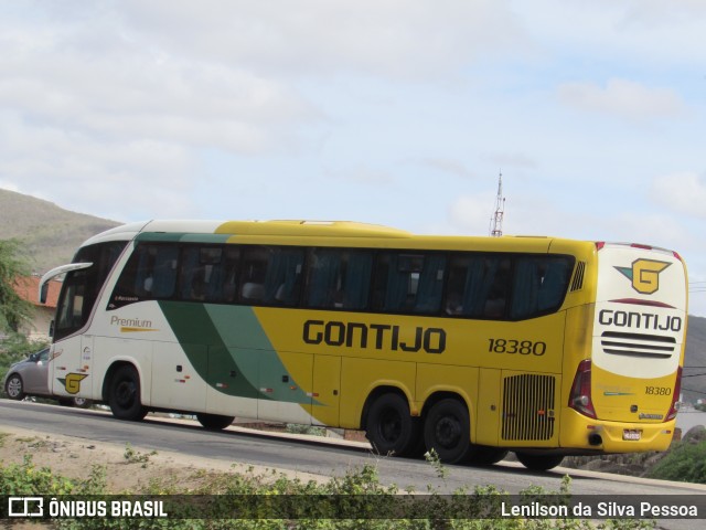 Empresa Gontijo de Transportes 18380 na cidade de Caruaru, Pernambuco, Brasil, por Lenilson da Silva Pessoa. ID da foto: 10662769.