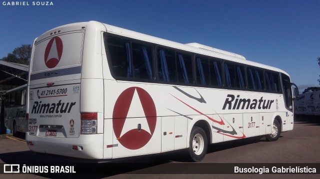 Rimatur Transportes 3177 na cidade de Curitiba, Paraná, Brasil, por Busologia Gabrielística. Número da foto: #10662354.
