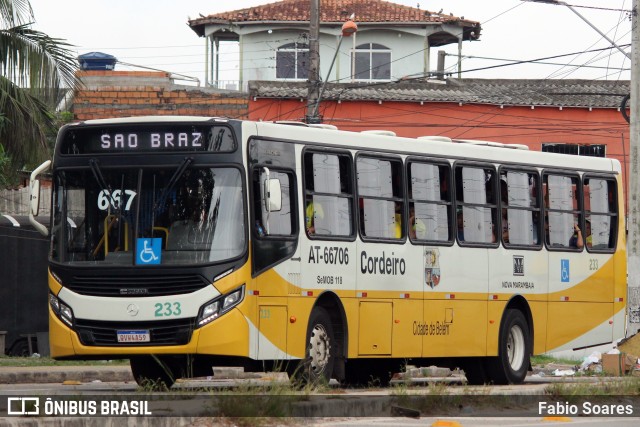 Empresa de Transportes Nova Marambaia AT-66706 na cidade de Belém, Pará, Brasil, por Fabio Soares. ID da foto: 10663014.