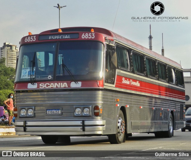 Ônibus Particulares 6853 na cidade de São Paulo, São Paulo, Brasil, por Guilherme Silva. ID da foto: 10664743.