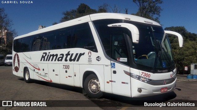 Rimatur Transportes 7300 na cidade de Curitiba, Paraná, Brasil, por Busologia Gabrielística. Número da foto: #10662371.