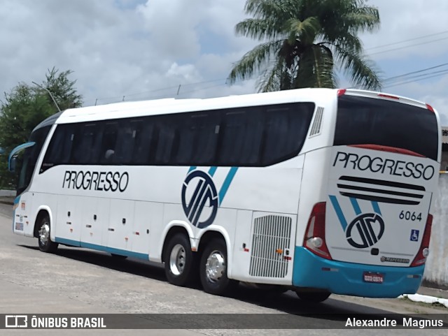 Auto Viação Progresso 6064 na cidade de Recife, Pernambuco, Brasil, por Alexandre  Magnus. Número da foto: #10664947.
