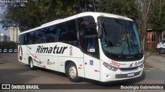 Rimatur Transportes 3902 na cidade de Curitiba, Paraná, Brasil, por Busologia Gabrielística. Número da foto: #10662401.