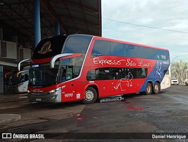 Expresso São Luiz 9090 na cidade de Rio Verde, Goiás, Brasil, por Daniel Henrique. Número da foto: #10663762.