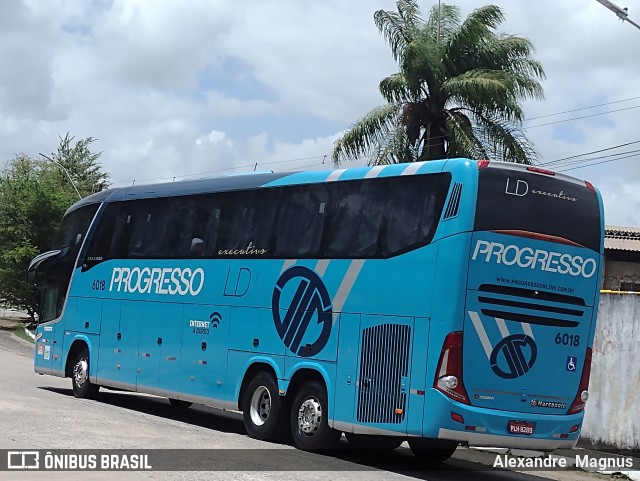 Auto Viação Progresso 6018 na cidade de Recife, Pernambuco, Brasil, por Alexandre  Magnus. ID da foto: 10665123.