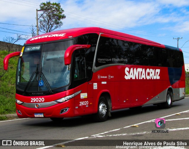 Viação Santa Cruz 29020 na cidade de Campinas, São Paulo, Brasil, por Henrique Alves de Paula Silva. Número da foto: #10664758.