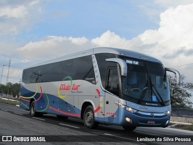 Mais Tur Turismo 1507 na cidade de Caruaru, Pernambuco, Brasil, por Lenilson da Silva Pessoa. ID da foto: 10662541.