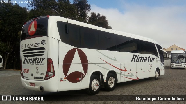 Rimatur Transportes 7800 na cidade de Curitiba, Paraná, Brasil, por Busologia Gabrielística. Número da foto: #10662340.