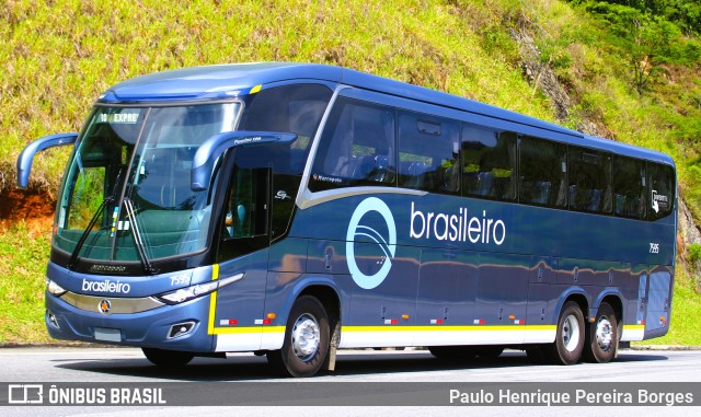 Expresso Brasileiro 7595 na cidade de Piraí, Rio de Janeiro, Brasil, por Paulo Henrique Pereira Borges. ID da foto: 10668113.