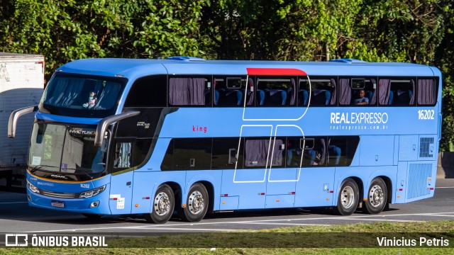 Real Expresso 16202 na cidade de Joinville, Santa Catarina, Brasil, por Vinicius Petris. ID da foto: 10667857.