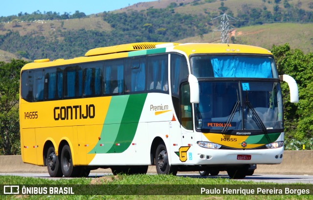 Empresa Gontijo de Transportes 14655 na cidade de Roseira, São Paulo, Brasil, por Paulo Henrique Pereira Borges. Número da foto: #10667992.