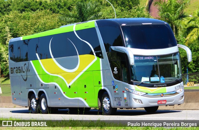 Brasil Sul Linhas Rodoviárias 2780 na cidade de Piraí, Rio de Janeiro, Brasil, por Paulo Henrique Pereira Borges. ID da foto: 10668012.