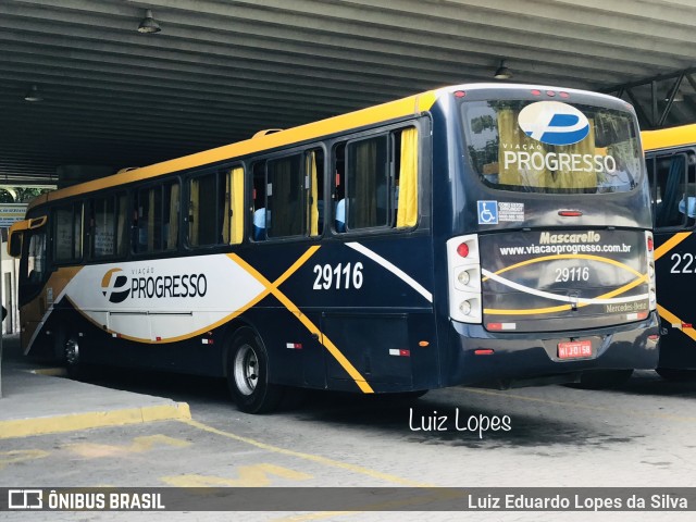 Viação Progresso 29116 na cidade de Três Rios, Rio de Janeiro, Brasil, por Luiz Eduardo Lopes da Silva. Número da foto: #10668818.