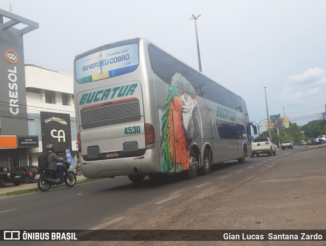 Eucatur - Empresa União Cascavel de Transportes e Turismo 4530 na cidade de Ji-Paraná, Rondônia, Brasil, por Gian Lucas  Santana Zardo. Número da foto: #10665338.