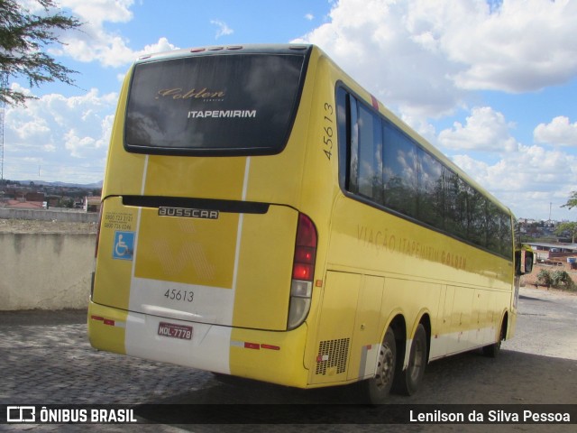 Viação Itapemirim 45613 na cidade de Caruaru, Pernambuco, Brasil, por Lenilson da Silva Pessoa. Número da foto: #10665944.