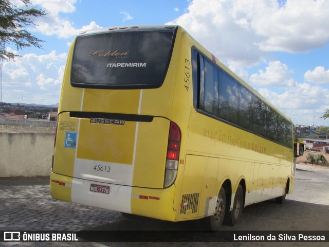 Viação Itapemirim 45613 na cidade de Caruaru, Pernambuco, Brasil, por Lenilson da Silva Pessoa. ID da foto: 10665944.