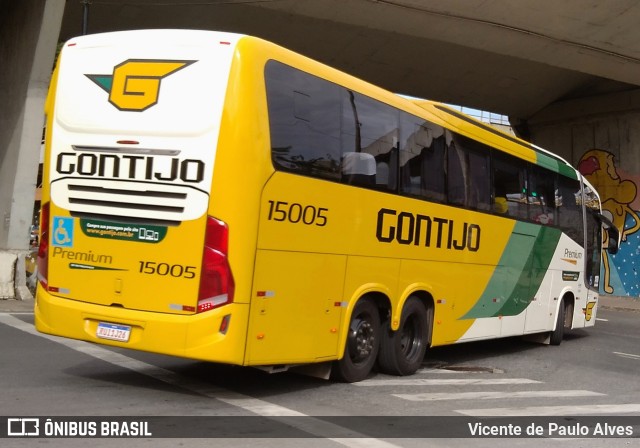 Empresa Gontijo de Transportes 15005 na cidade de Belo Horizonte, Minas Gerais, Brasil, por Vicente de Paulo Alves. ID da foto: 10667759.