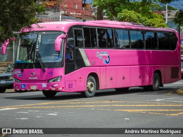 TRACOPA - Transportes Costarricenses Panameños 07 na cidade de San José, San José, Costa Rica, por Andrés Martínez Rodríguez. Número da foto: #10665642.
